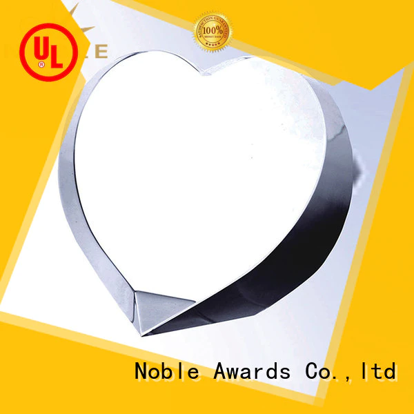 Noble Awards portable 2019 Noble Fantastic Clear No.1 Crystal Awards With Gift Box premium glass For Awards