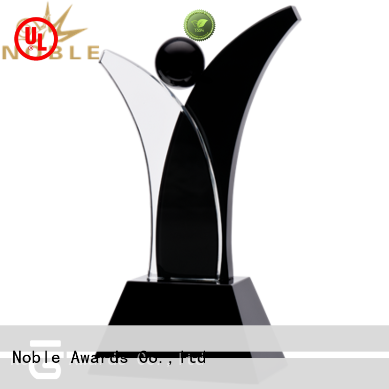 Noble Awards premium glass Crystal Trophy Award ODM For Awards