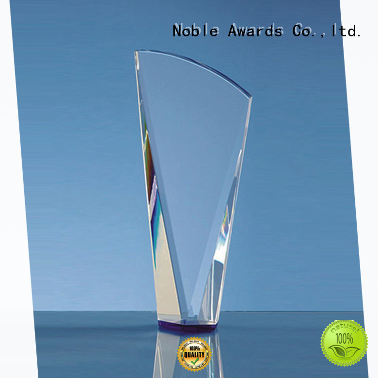 Noble Awards high-quality glass trophy ODM For Sport games