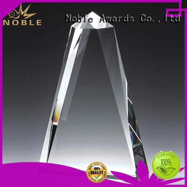 Noble Awards high-quality Noble Blank Crystal Trophy Award jade crystal For Sport games