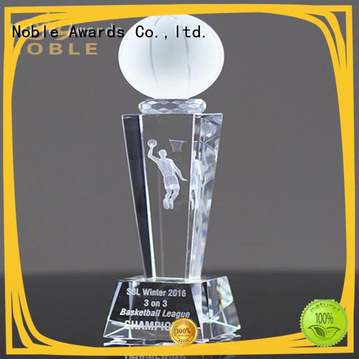 Noble Awards premium glass Blank Crystal Trophy customization For Gift