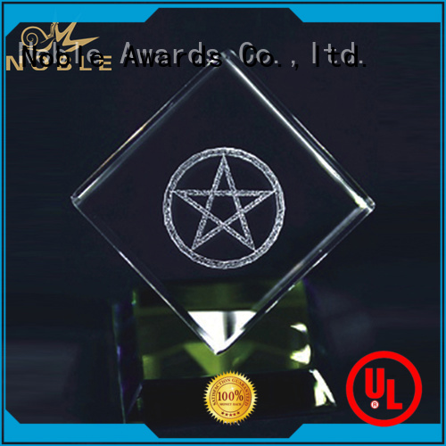 Noble Awards portable Blank Crystal Trophy ODM For Gift