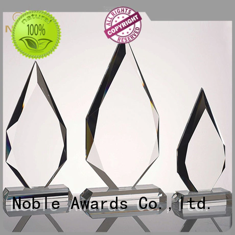 Noble Awards portable 2019 Noble Fantastic Clear No.1 Crystal Awards With Gift Box jade crystal For Sport games