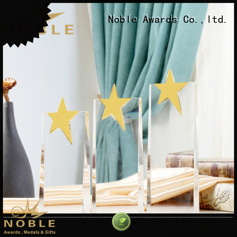 Noble Awards at discount Crystal trophies bulk production For Awards