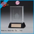 Noble Awards portable Crystal trophies customization For Gift