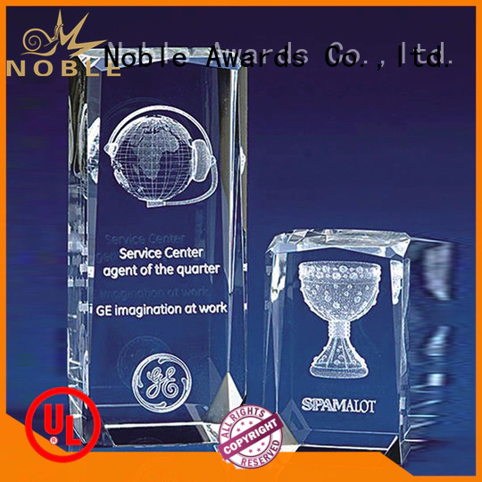 Noble Awards latest 2019 Noble Customized Blank Crystal Trophy For Company Sales Awards premium glass For Awards