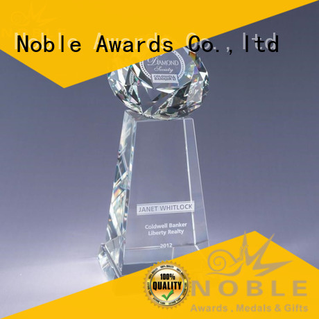 Noble Awards portable Crystal trophies supplier For Awards