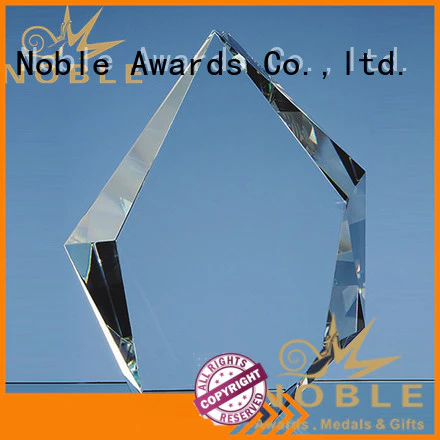Noble Awards jade crystal 2019 Noble Customized Blank Crystal Trophy For Company Sales Awards for wholesale For Awards