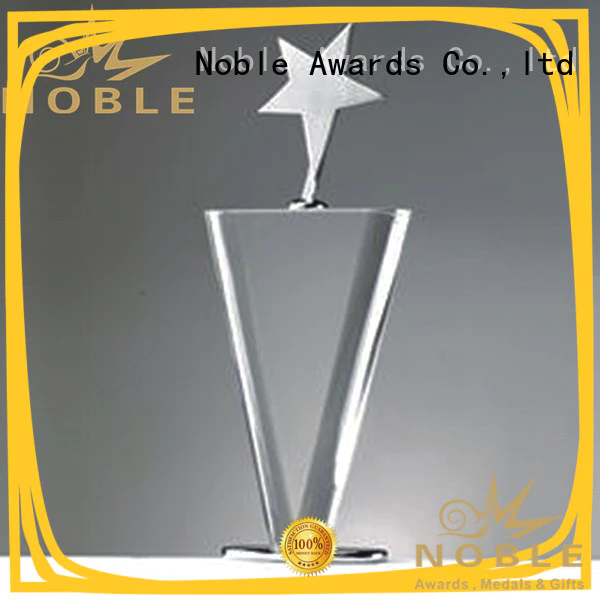 Noble Awards premium glass Noble Blank Crystal Trophy Award OEM For Awards