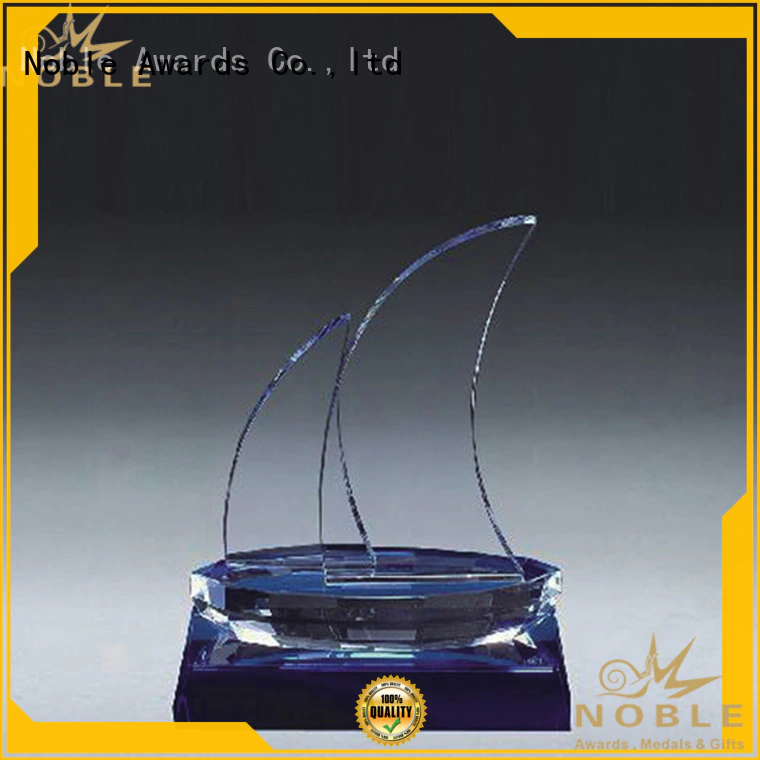 Noble Awards durable Crystal trophies ODM For Awards