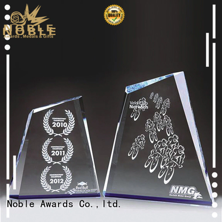 Noble Awards jade crystal Crystal trophies buy now For Sport games