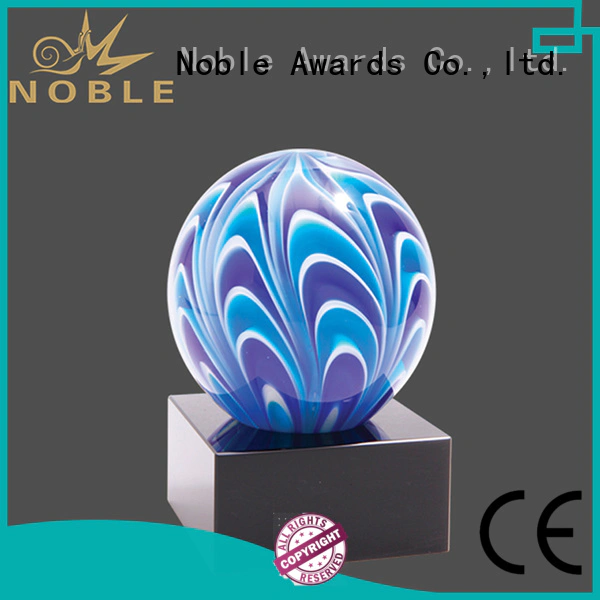 Noble Awards glass Art Craft glass trophies supplier For Gift
