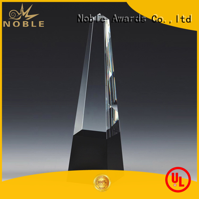 at discount Crystal Trophy Award premium glass bulk production For Sport games