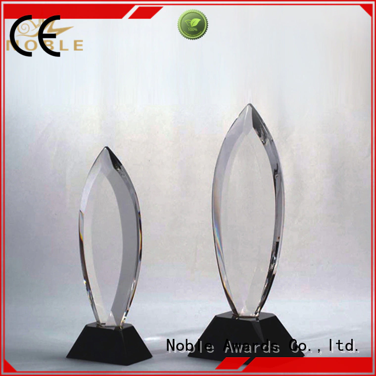 Noble Awards high-quality Noble Blank Crystal Trophy Award OEM For Sport games